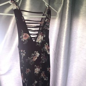 Floral t-shirt dress